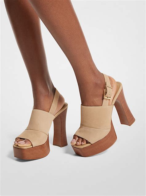 michael kors rye platform sandal